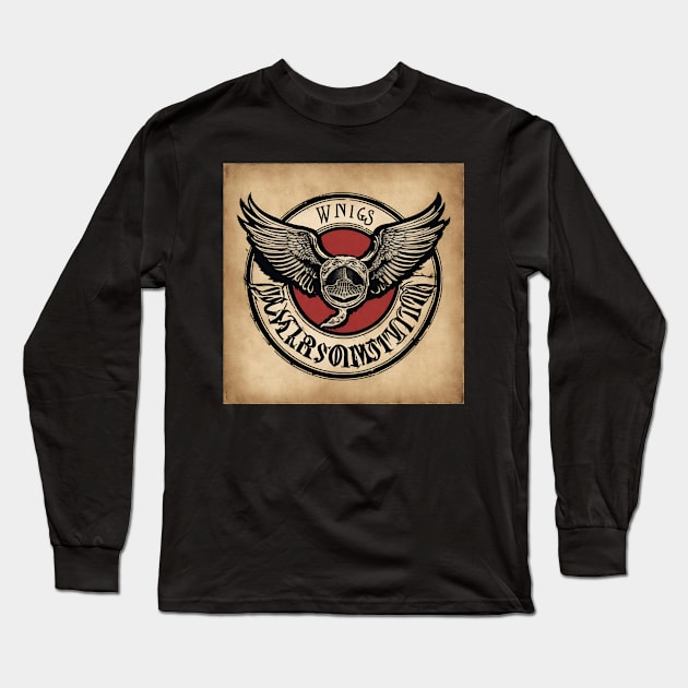 Vintage wings Long Sleeve T-Shirt by Art Enthusiast